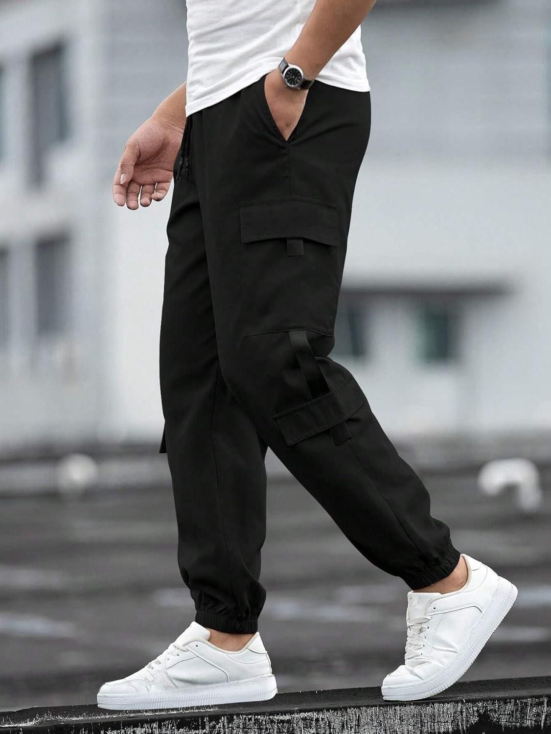 Men's Solid Cargo Pant Combo of 2